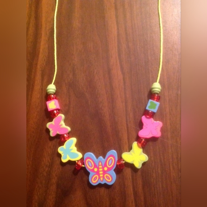Butterflies Bead Necklace
